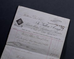 Gillows Furniture and Furnishings Invoice, Dated 1874