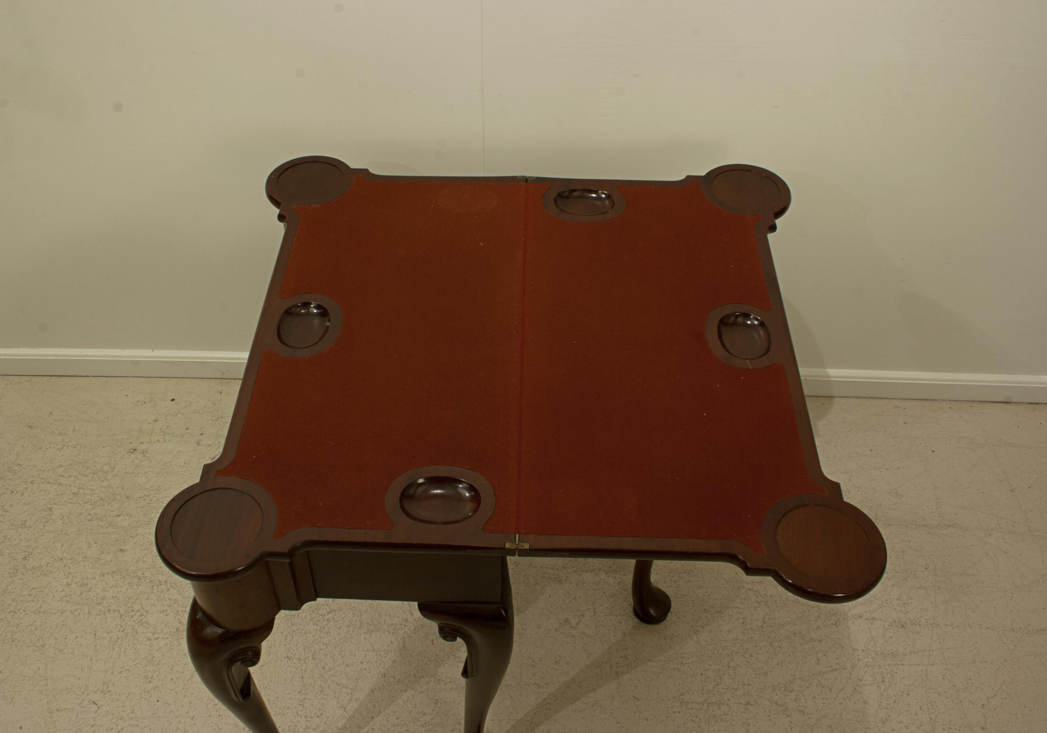 Gillows Games Table, Card Table For Sale 7