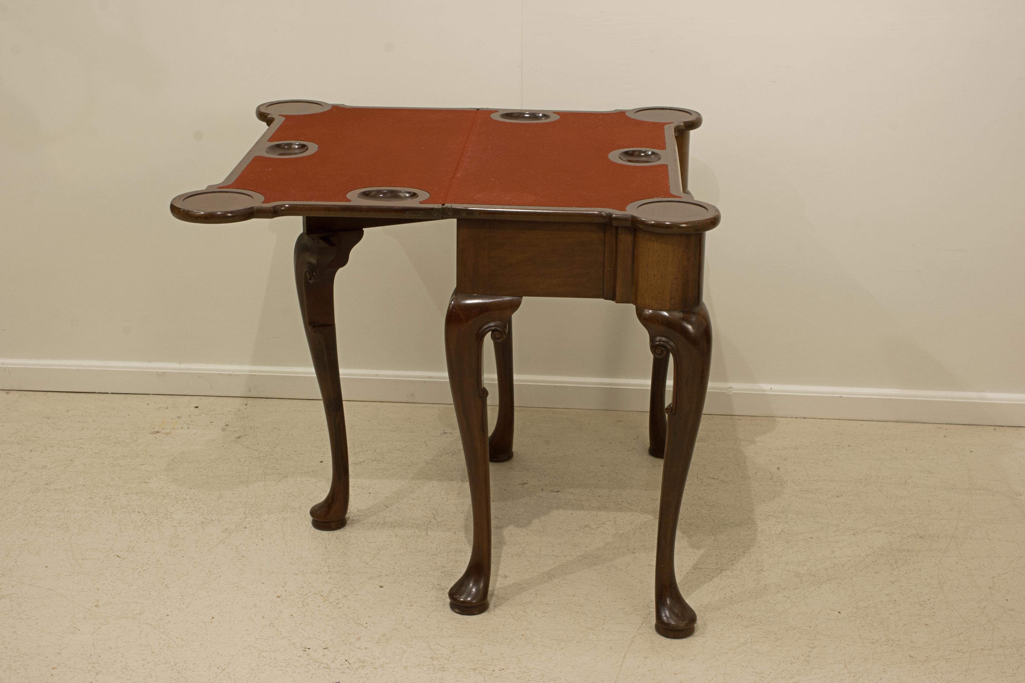 Mahogany Gillows Games Table, Card Table For Sale