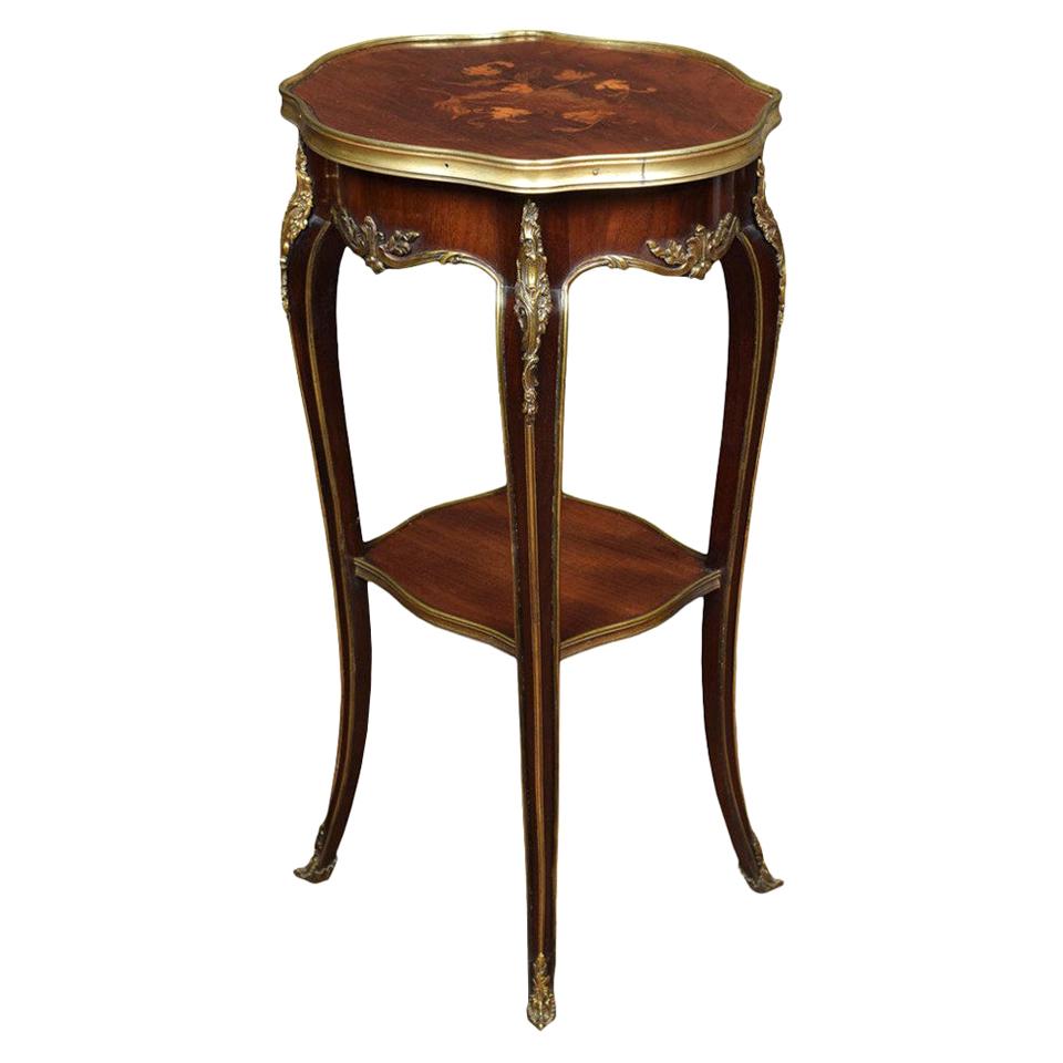 Gillows Gilt Bronze-Mounted Inlaid Table For Sale