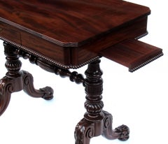 Gillows Goncalo Alves Games Table Backgammon Cribbage Regency, 19th Century