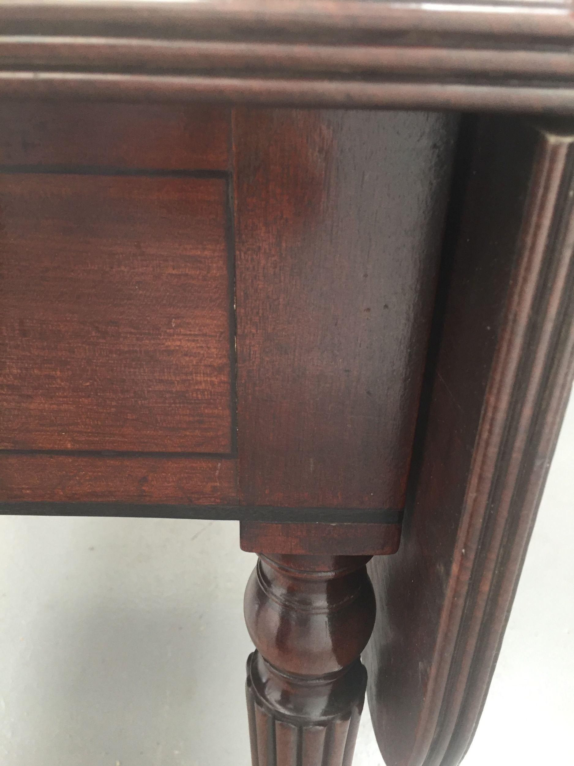 Gillows Imperial Patent Mahogany Dining Table For Sale 1