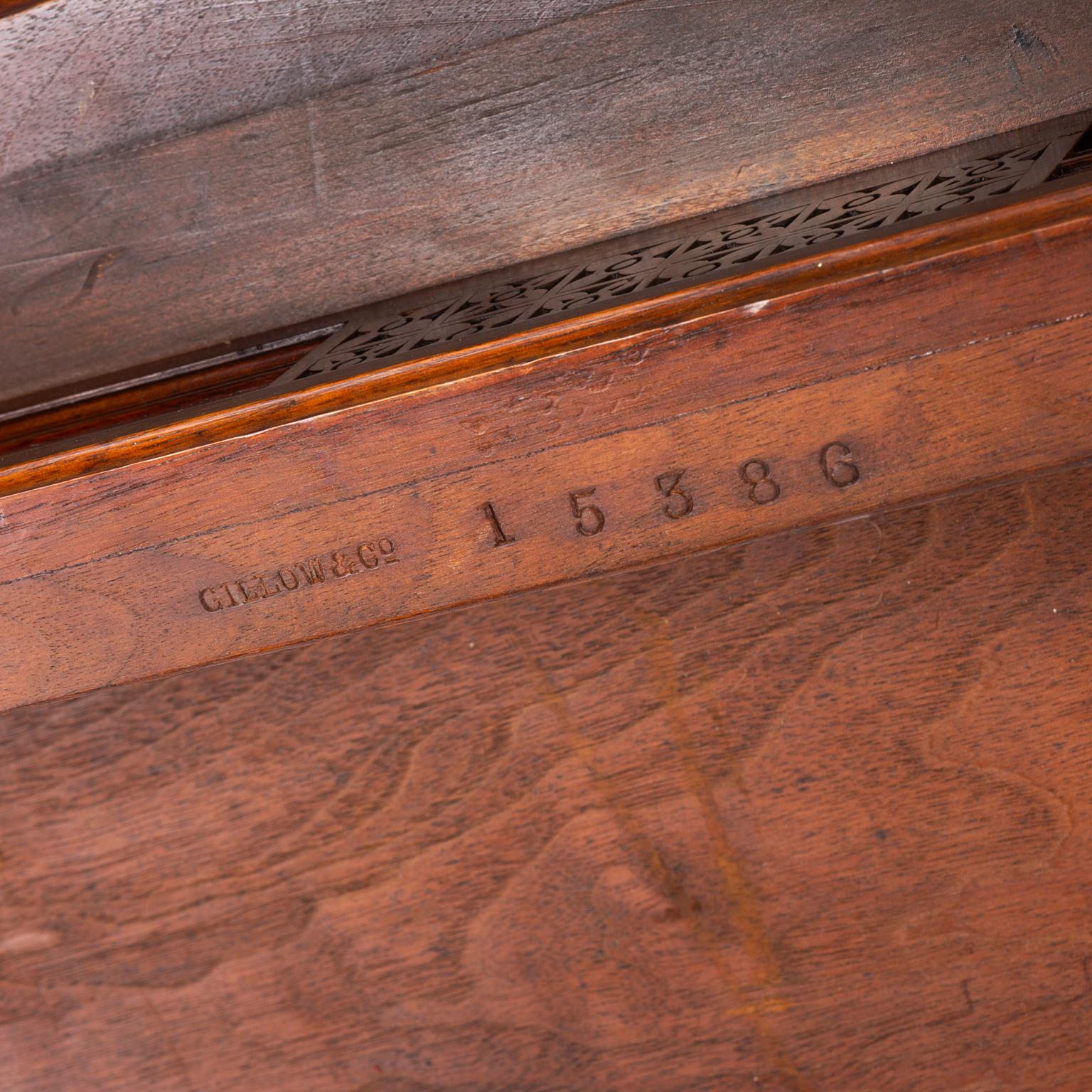 A fine Gillows aesthetic period side or occasional table in burr yew, dating from about 1850, signed Gillows.

Gillows of Lancaster and London, also known as Gillow & Co., was an English furniture making firm based in Lancaster, Lancashire, and in