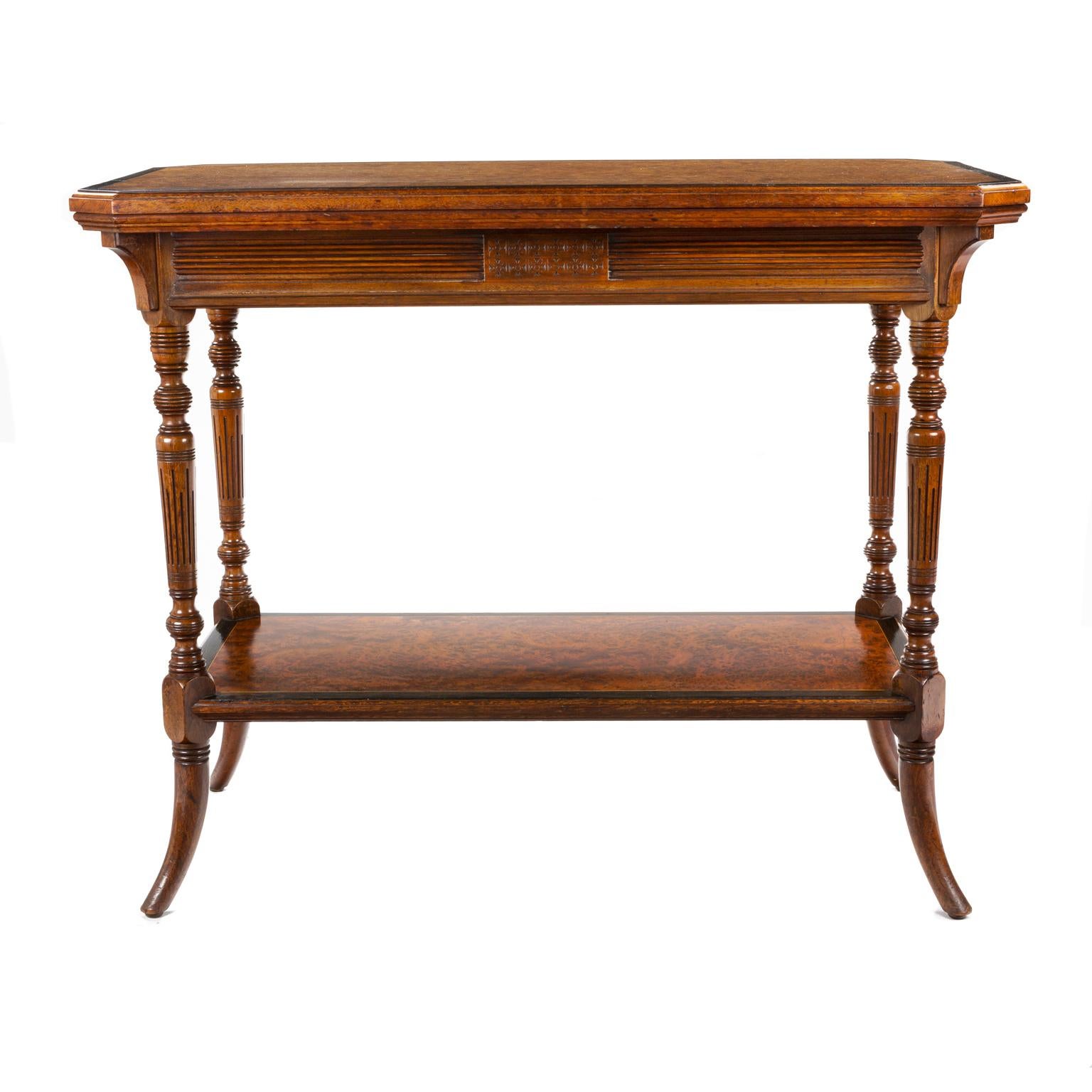 British Gillows Late 19th Century Aesthetic Movement Table For Sale