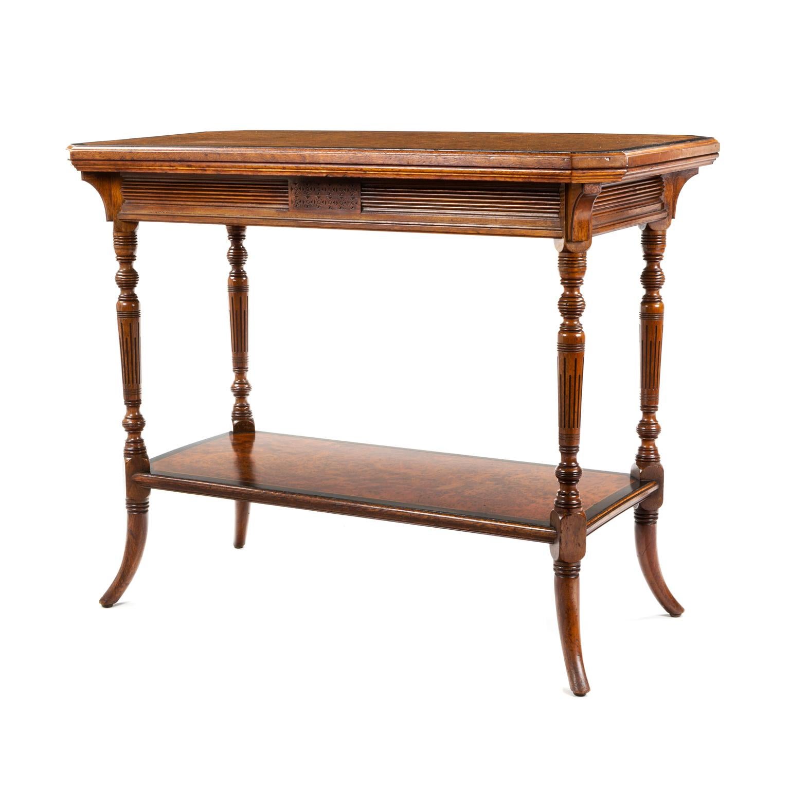 Gillows Late 19th Century Aesthetic Movement Table For Sale 1