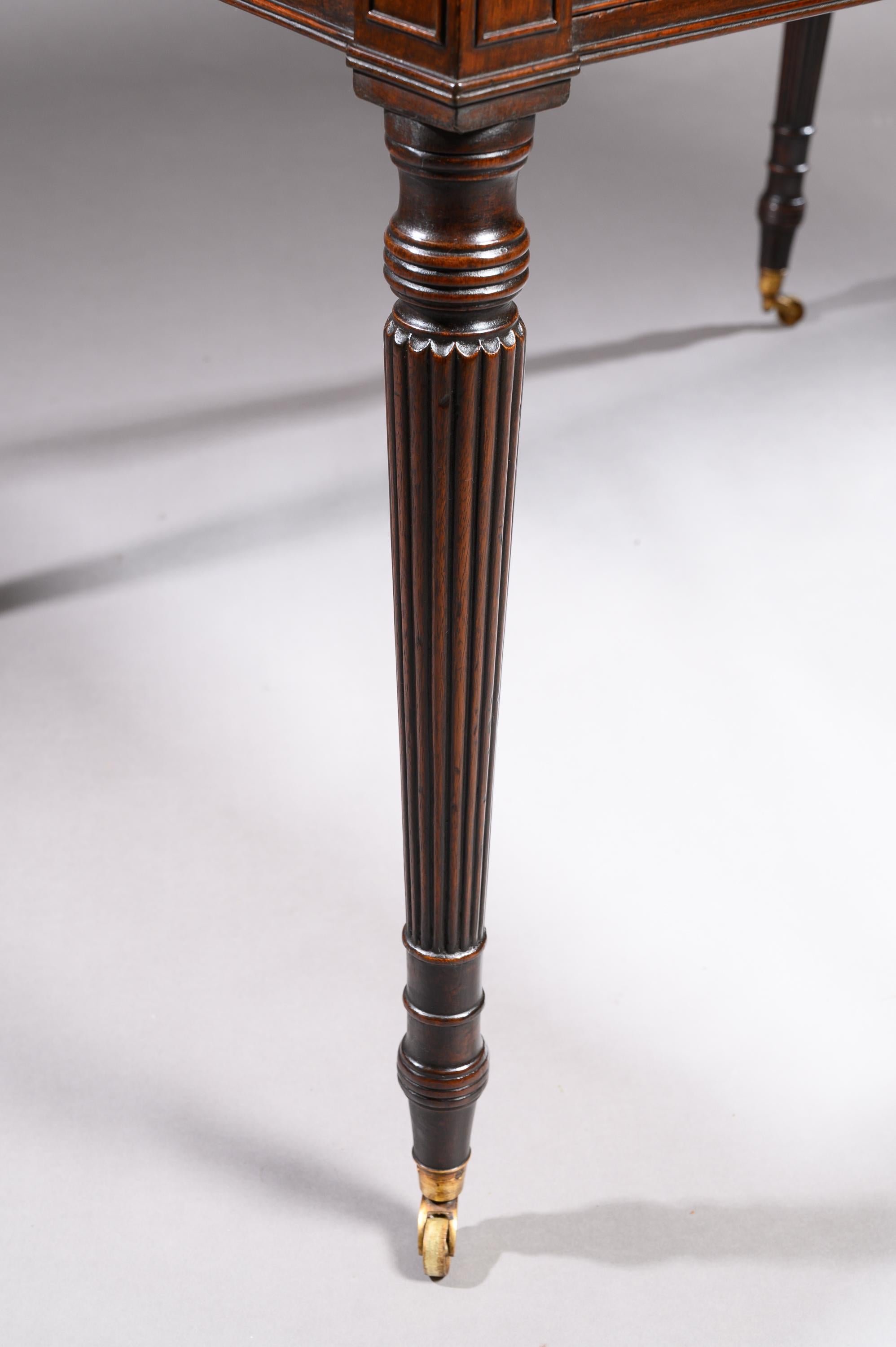 Gillows Late George III Mahogany Partners Writing Table 1