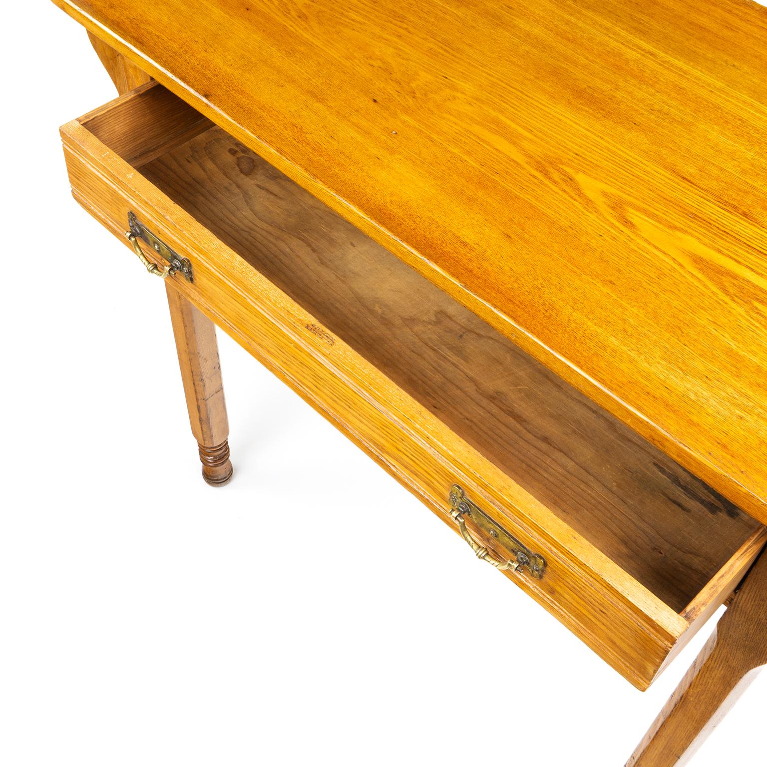 British Gillows of Lancaster and London Ash Side Table, 19th Century For Sale