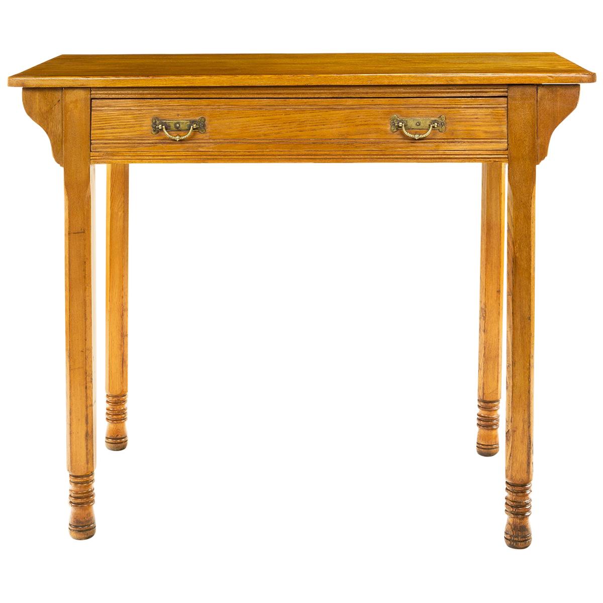 Gillows of Lancaster and London Ash Side Table, 19th Century For Sale