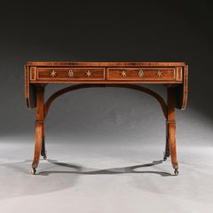 Gillows Regency Rosewood And Casuarina Sofa Table With John Mclean