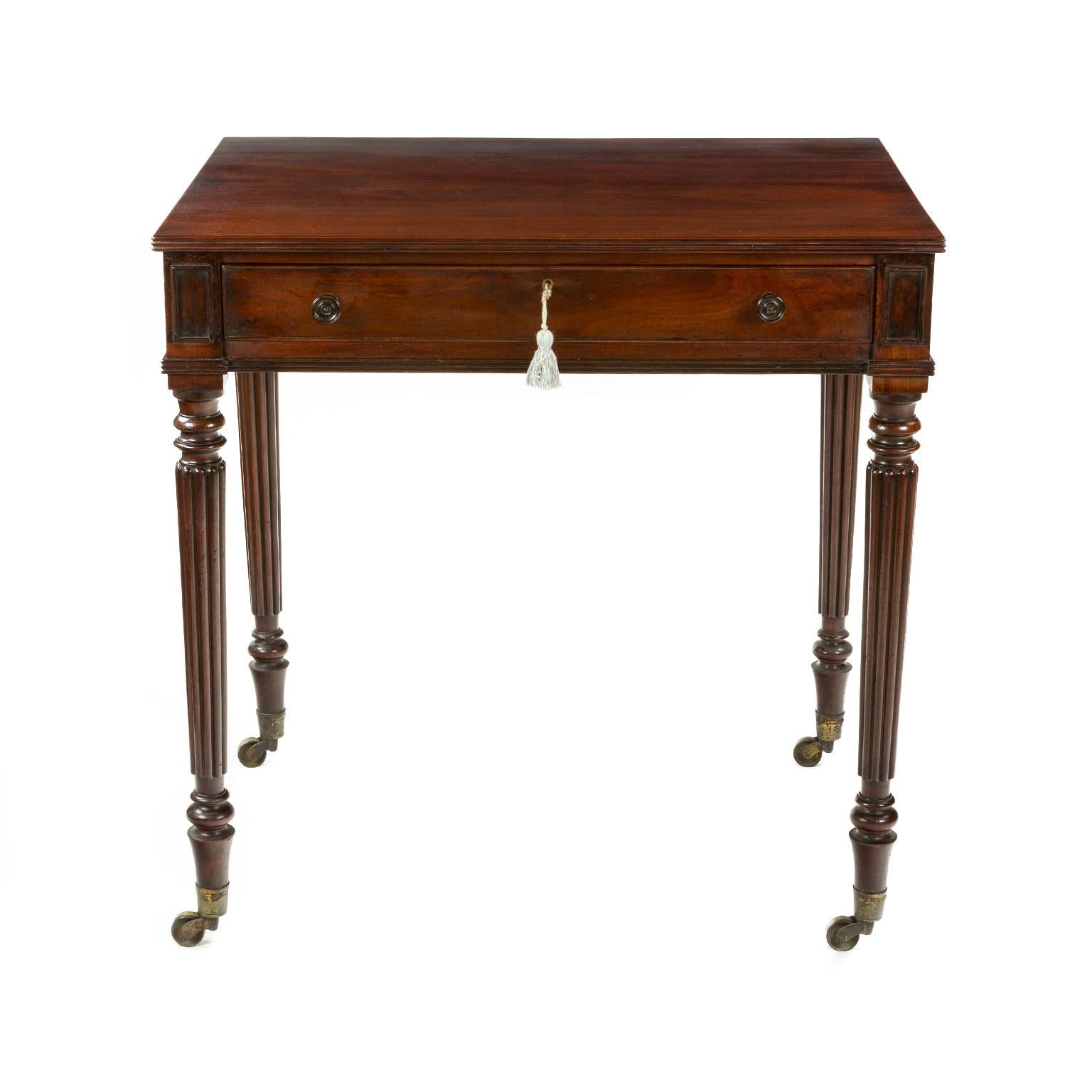 Gillows  Regency Writing or Side Table In Good Condition In Northwich, GB