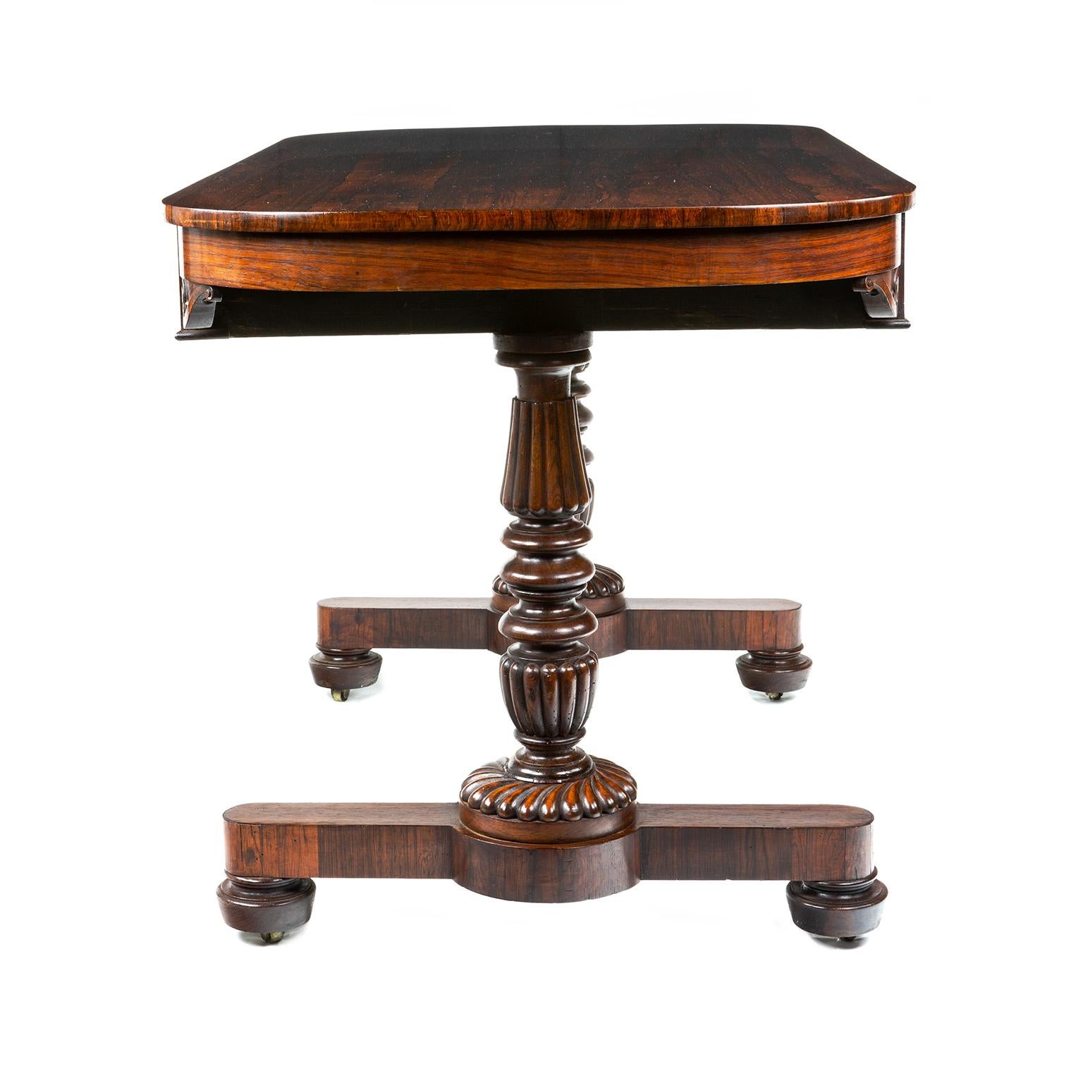 Gillows Rosewood Library Table For Sale 2