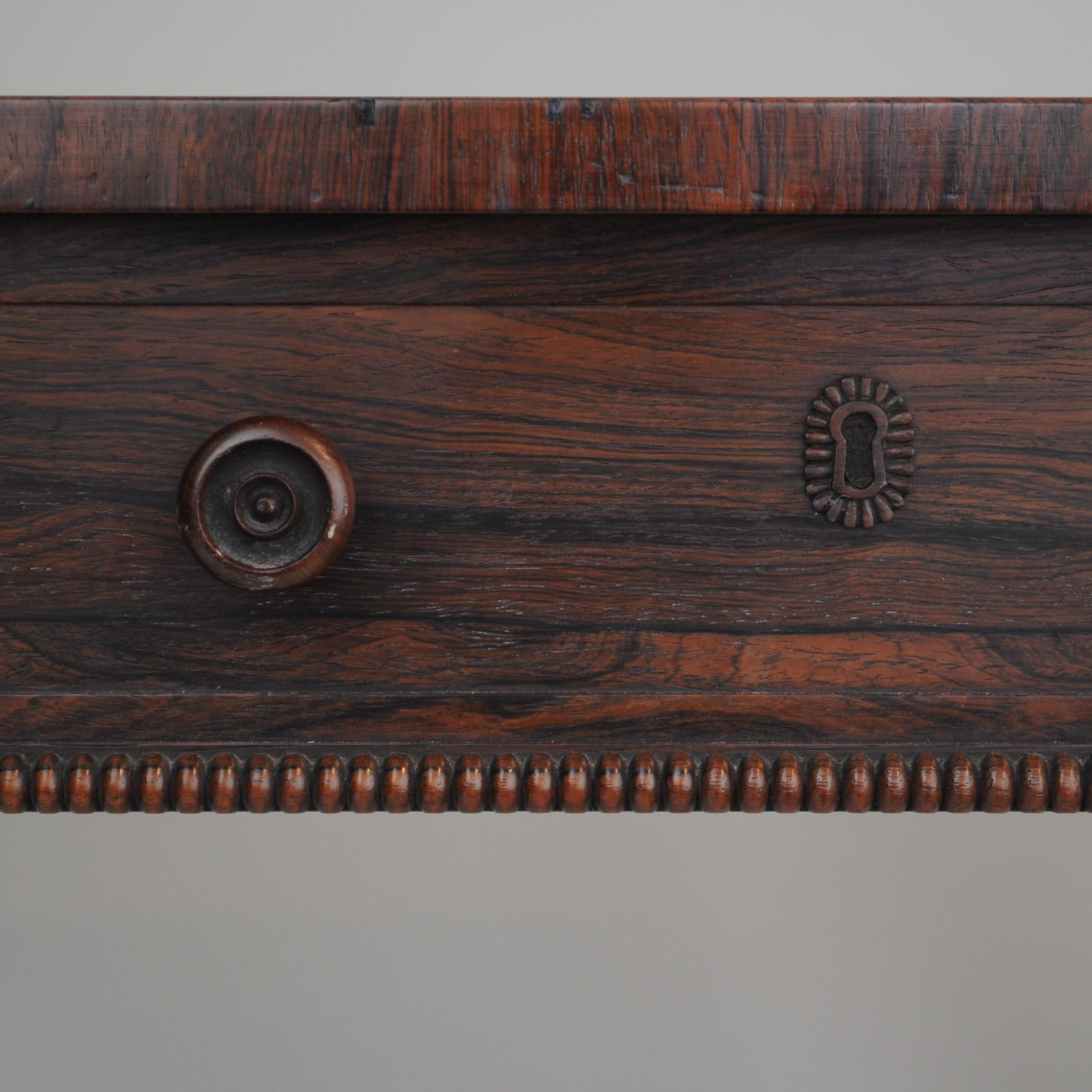 Gillows Rosewood Writing Table 3