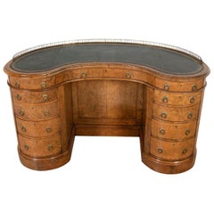 Gillows Style Kidney Shaped Desk