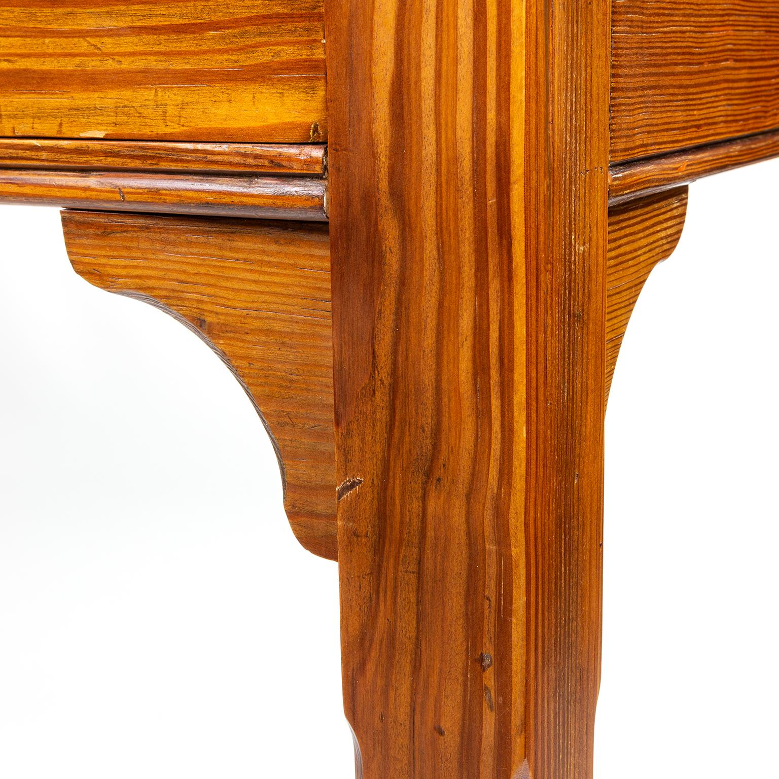 Pine Gillows Two Draw Side or Hall Table