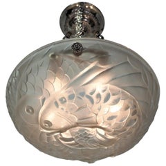 Lustre Art Déco français Gills des années 1930