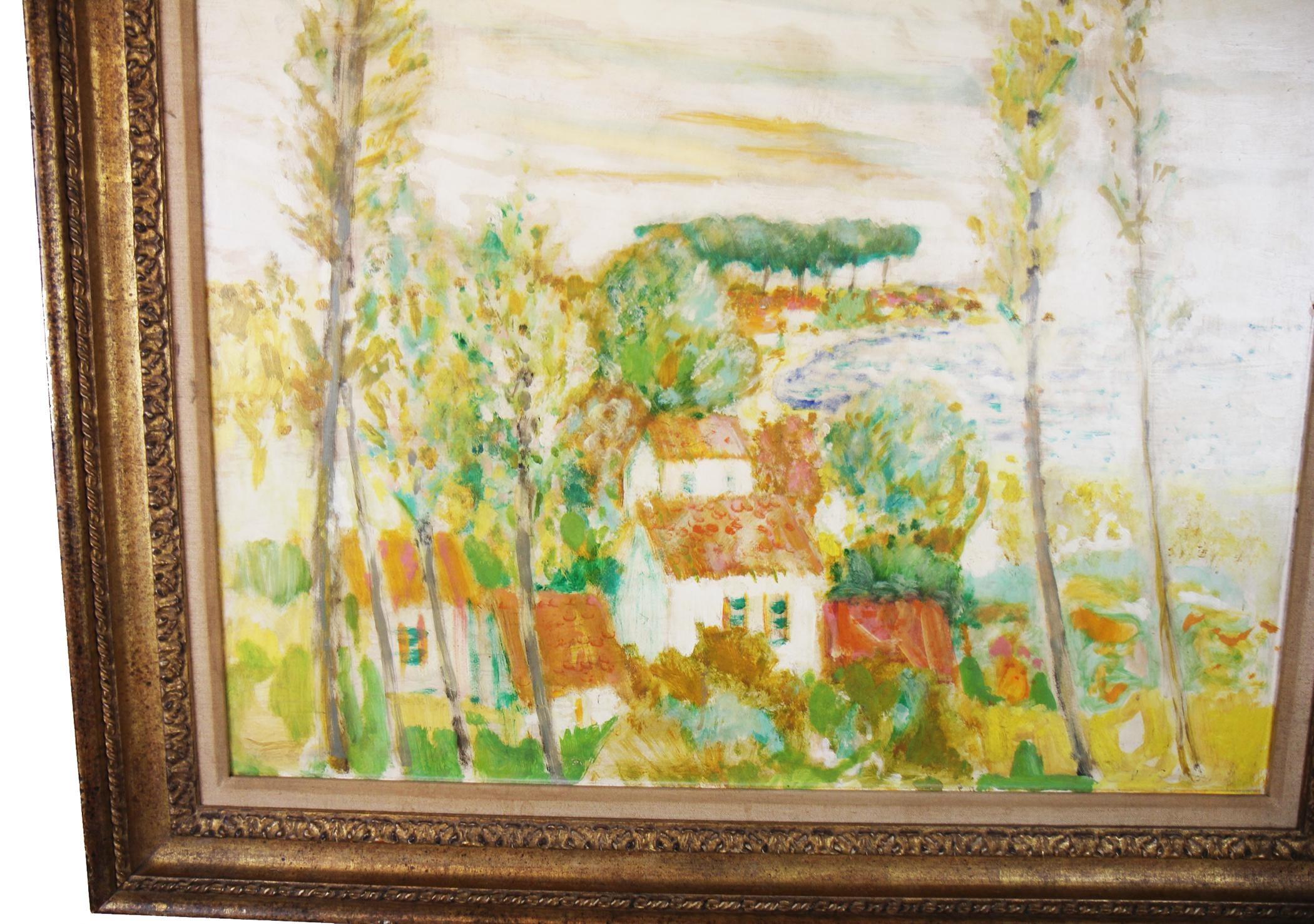 20th Century Gilmour Signed Impressionist Landscape For Sale
