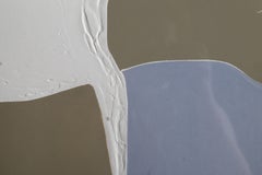 Untitled 26, Framed Minimalist Abstract Etching by Gilou Brillant