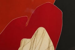 Sin título 23, aguafuerte minimalista abstracto de Gilou Brillant