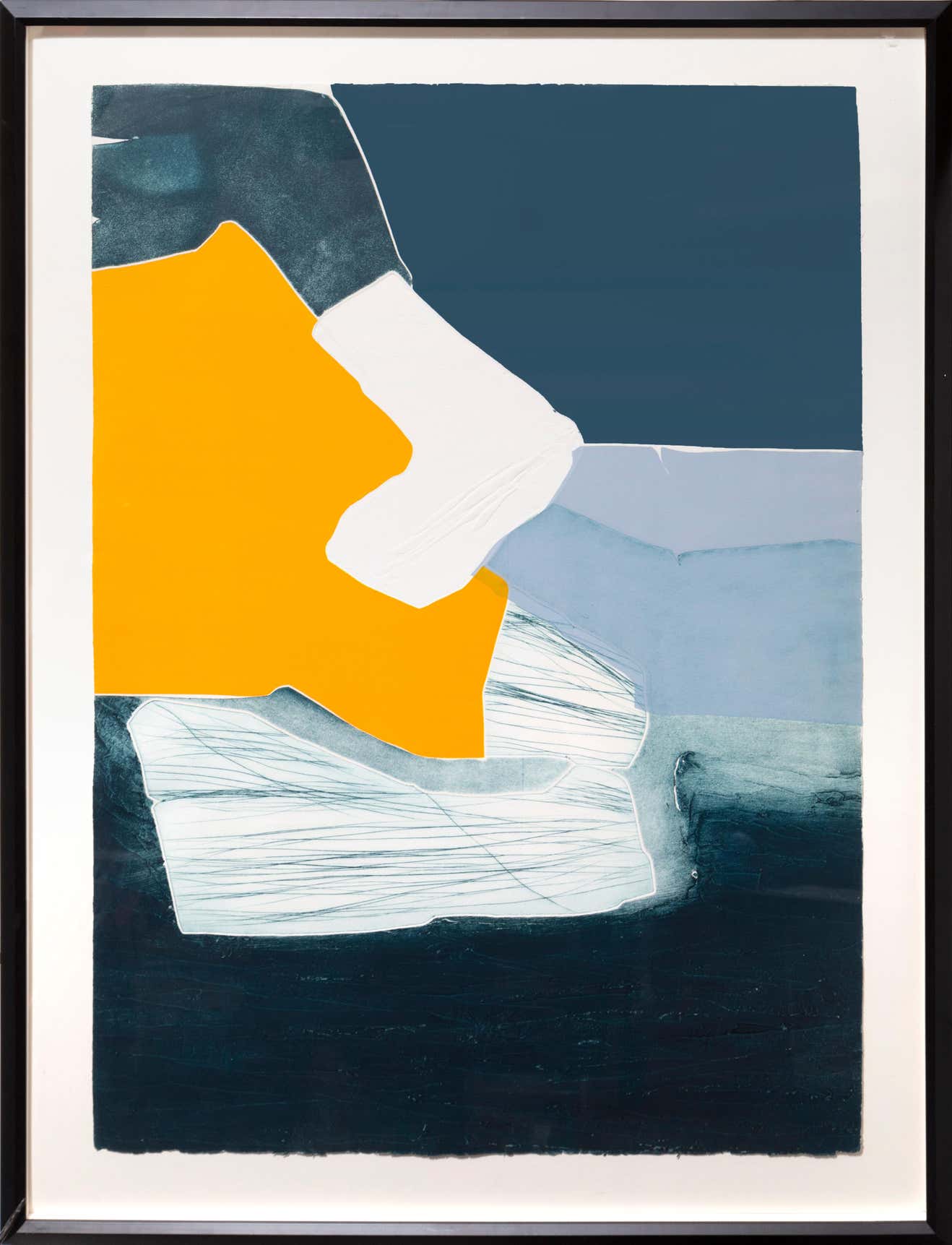 Gilou Brillant Abstract Etching by Gilou Brilliant at 1stDibs