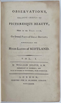 Gilpin, Wm: Observations... on Great Britain, and High-Lands of Scotland, 2 vols