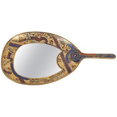 Gilt and Enameled Bronze Cup of the 19th Century, Napoleon III Period