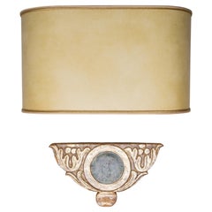 Gilt and Lacquered Friezes for Wall Light Sconces