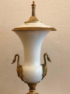 Gilt and Opaline Glass Urn