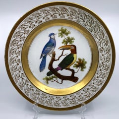 Neoclassical French Bird Plate