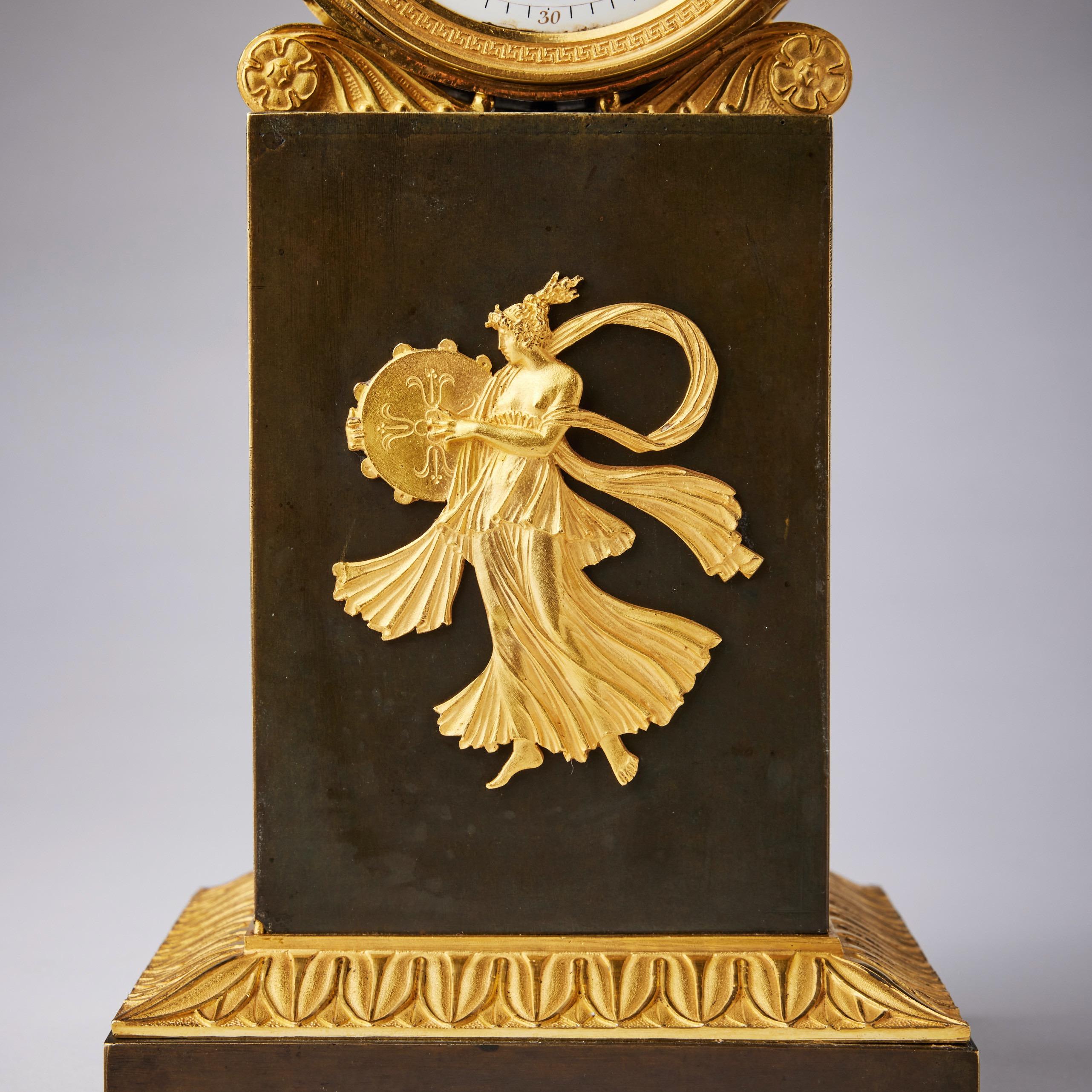 A French Thomire Bronze Empire Clock 2