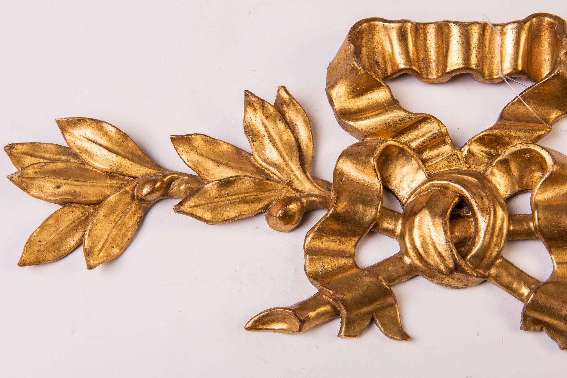 Frisos dorados antiguos de Francia en Excelente estado para la venta en Alessandria, Piemonte
