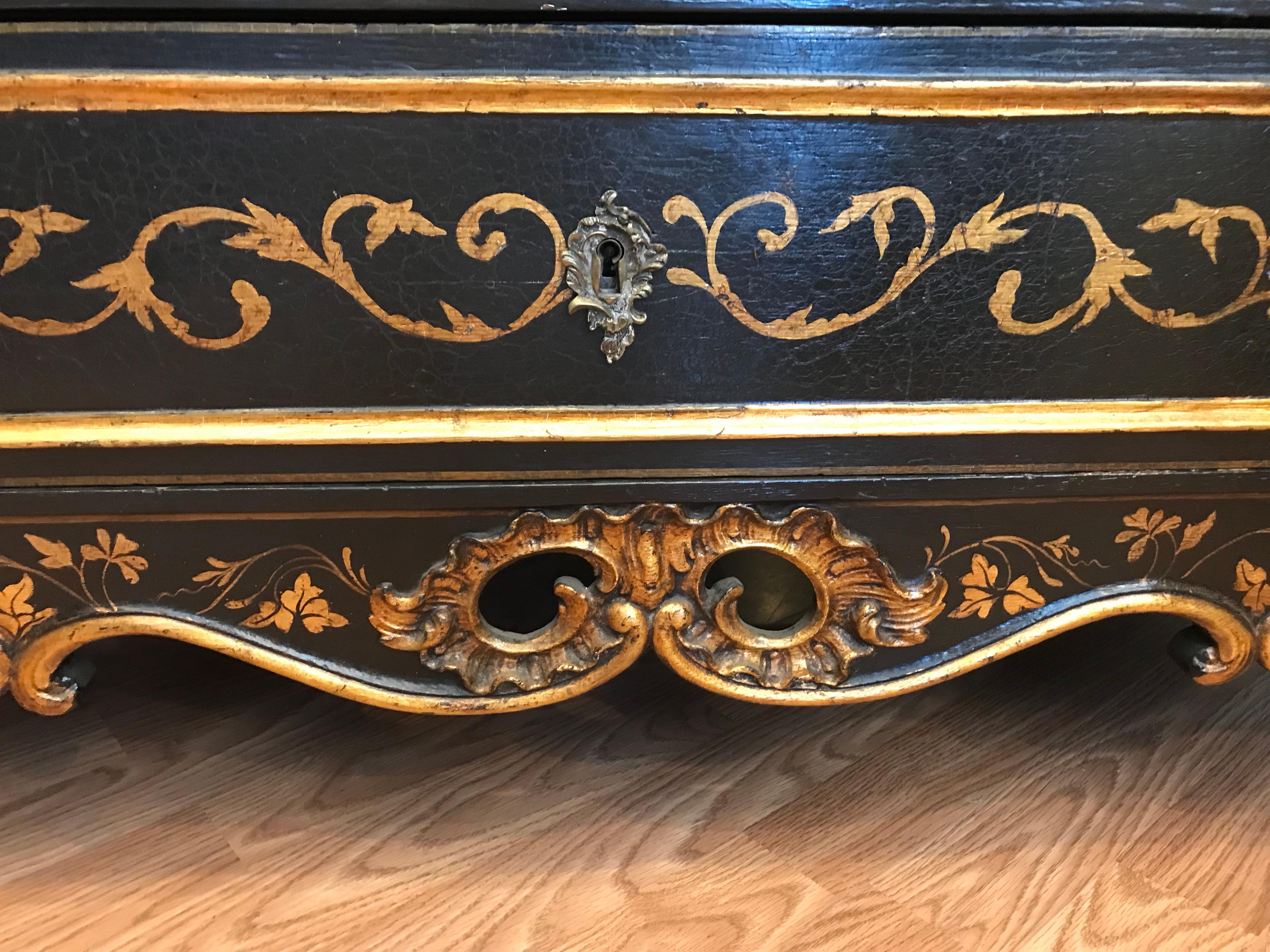 Gilt Appointed Continental Commode For Sale 2