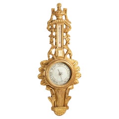 Gilt Barometer in the Louis XVI style, 19th century