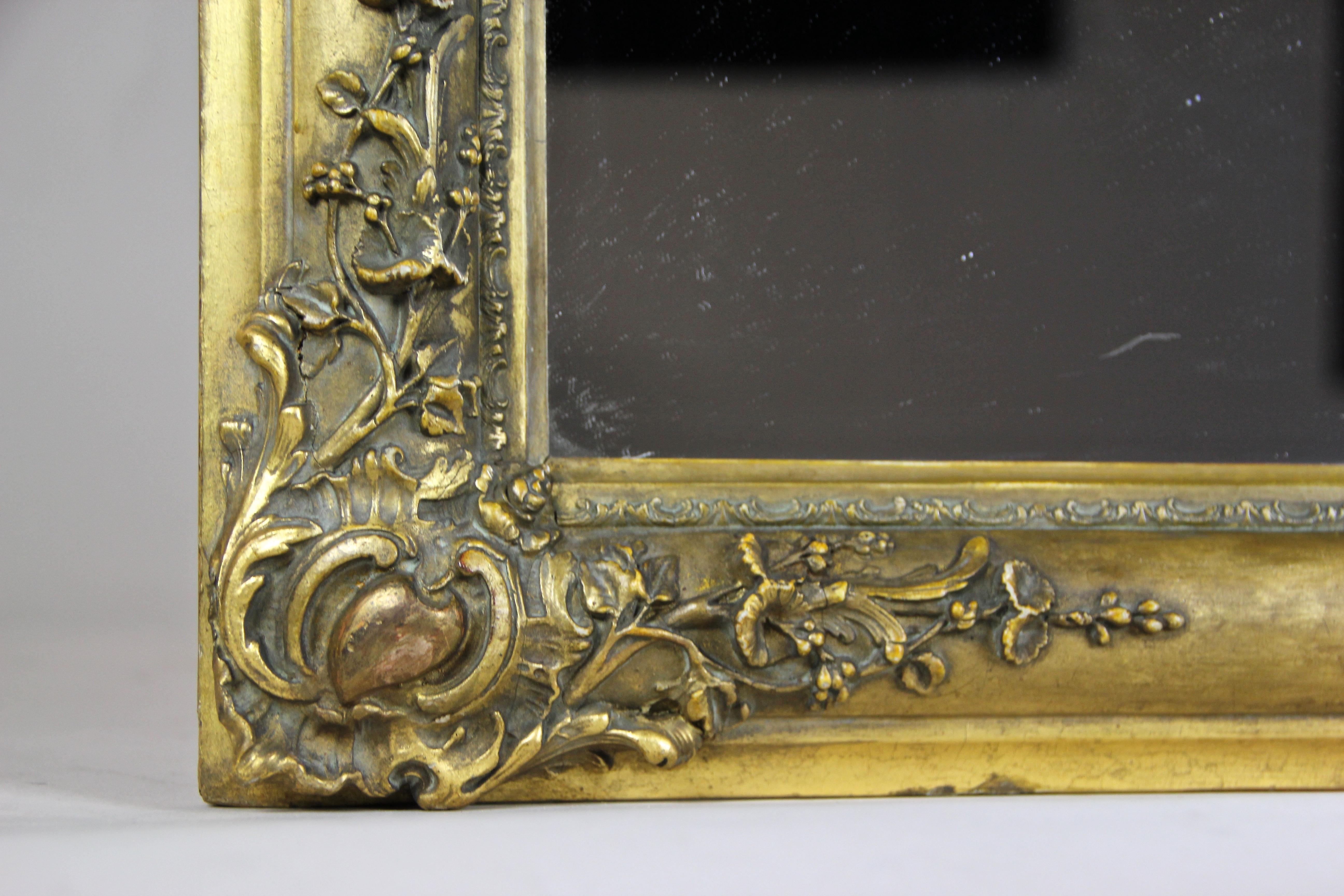 Vergoldeter Biedermeier-Spiegel, Frankreich um 1820 5