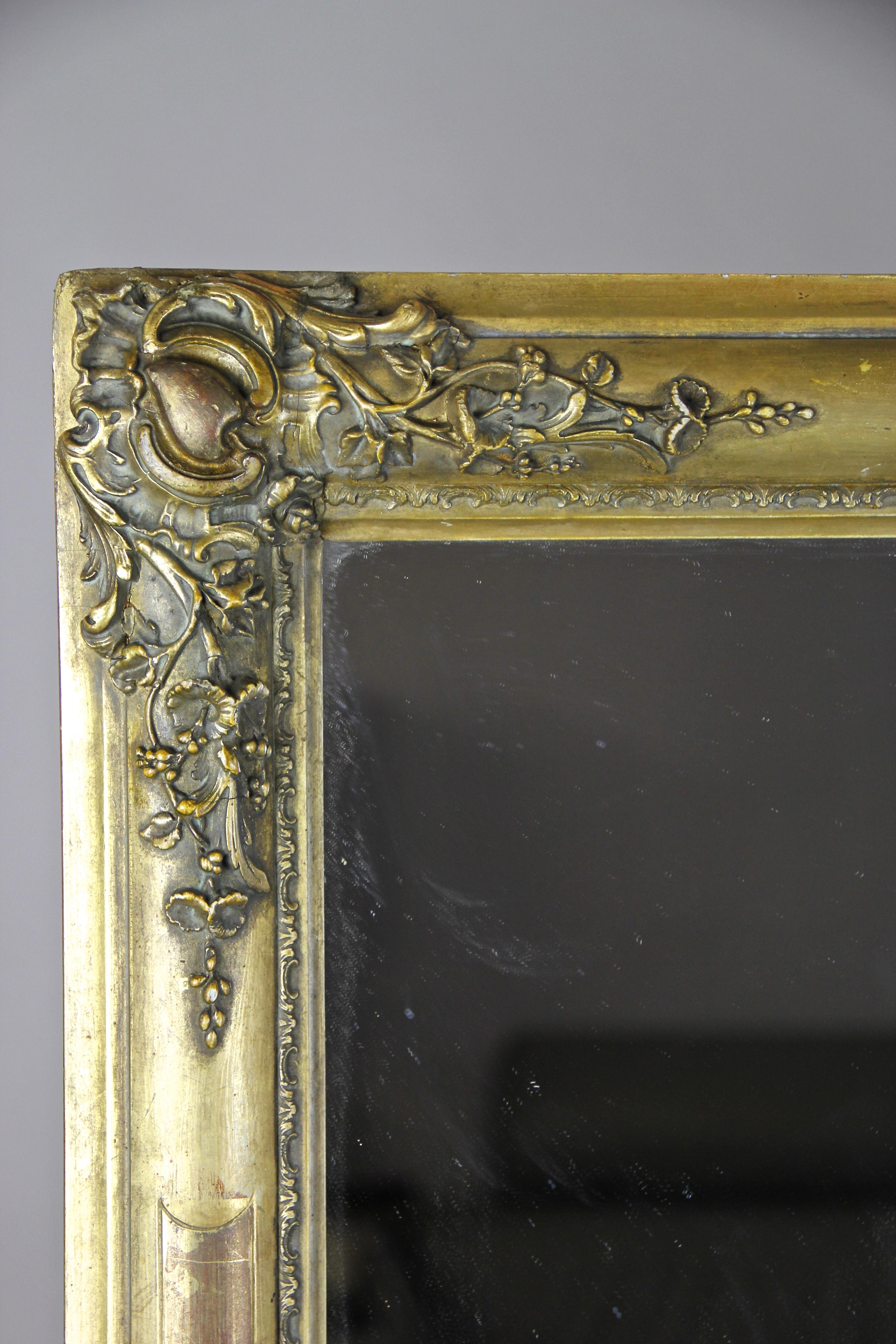Gilt Biedermeier Mirror, France circa 1820 In Good Condition In Lichtenberg, AT