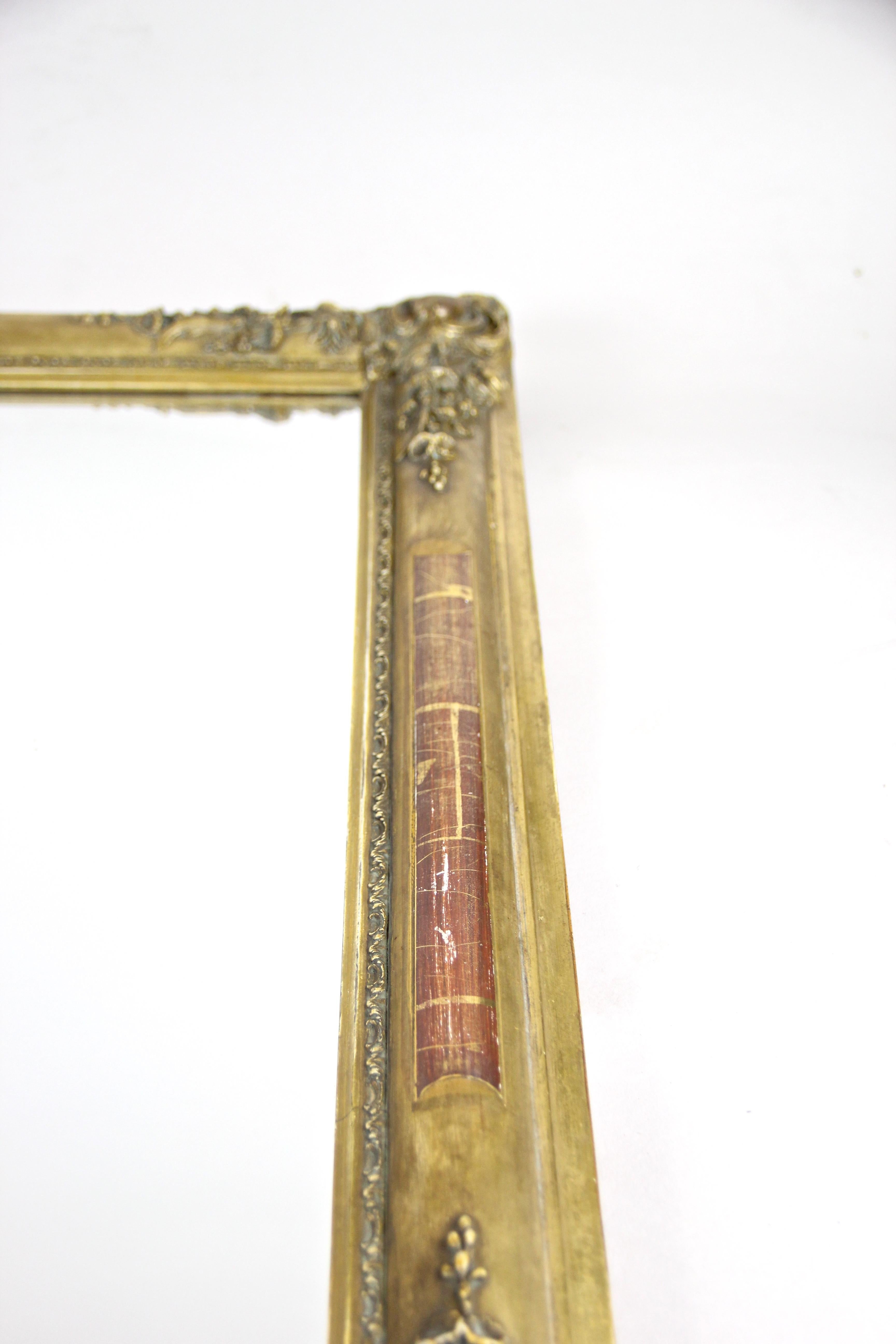 Vergoldeter Biedermeier-Spiegel, Frankreich um 1820 1