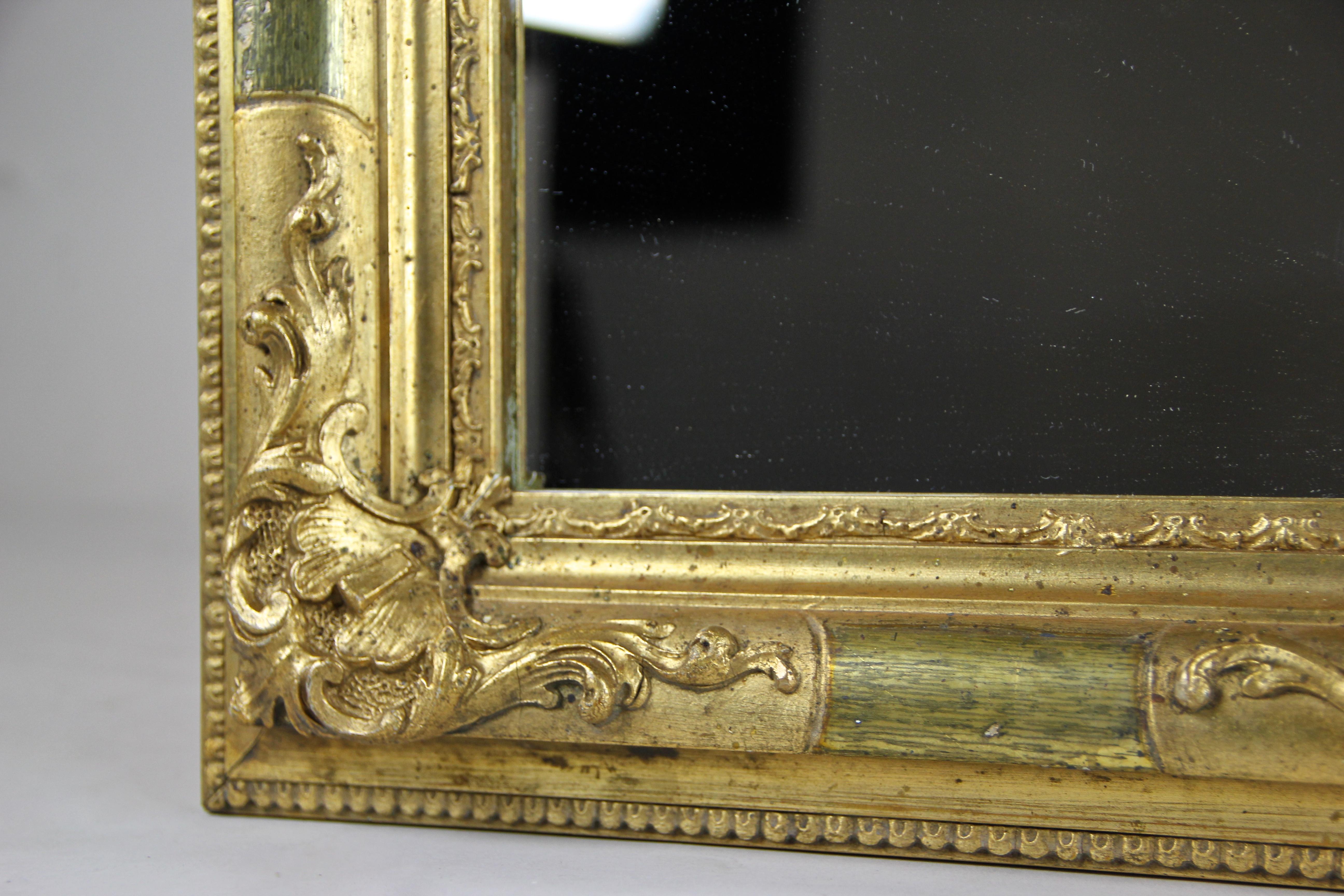 Gilt Biedermeier Wall Mirror, Austria, circa 1850 4