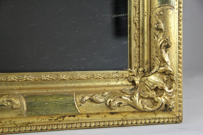 Gilt Biedermeier Wall Mirror, Austria, circa 1850 For Sale 2