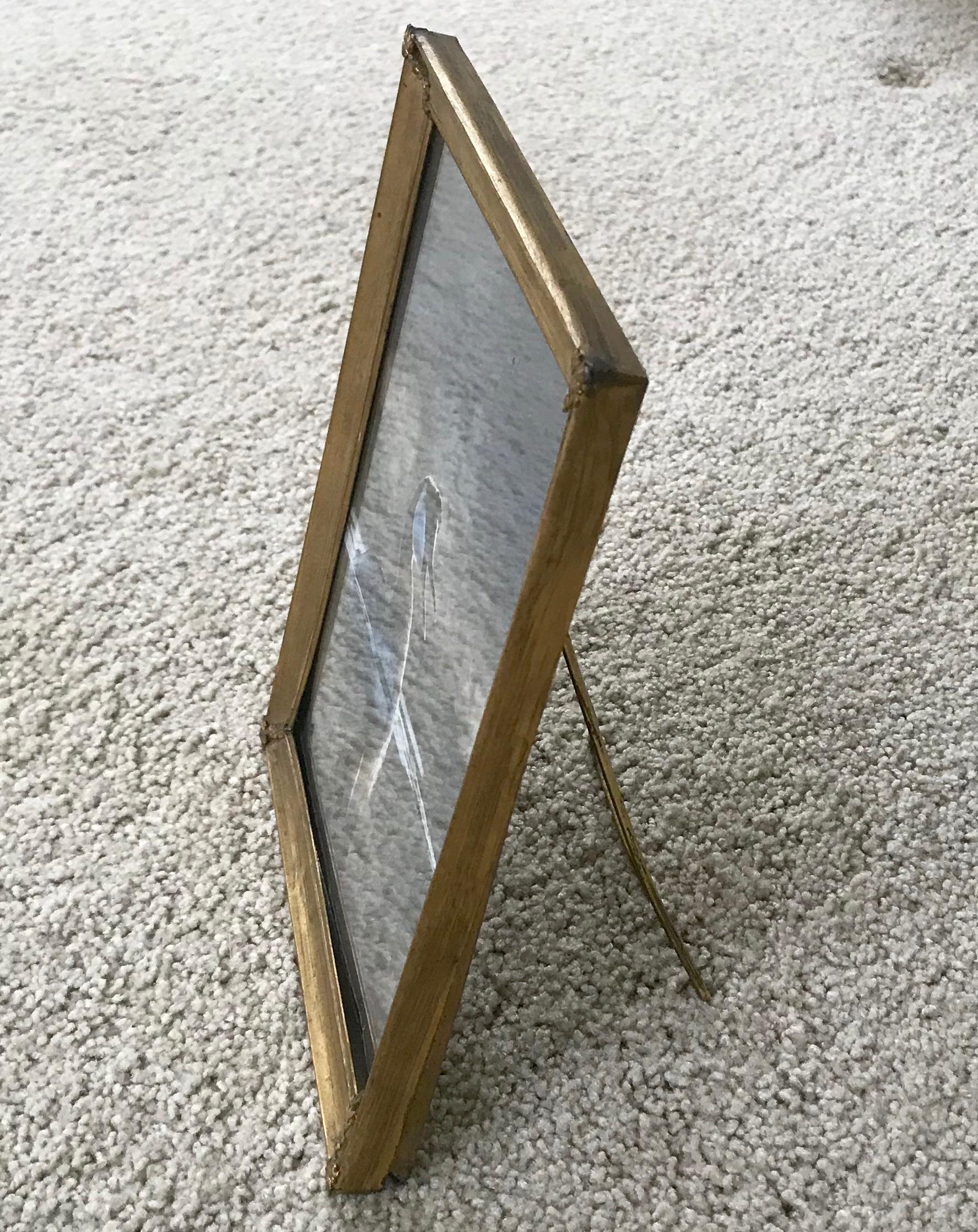 Gilt Brass Frame In Good Condition In New York, NY