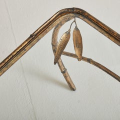 Gilt Brass + Glass Top Coffee Table, France 1940s