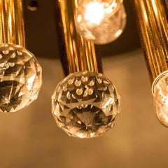 Gilt Brass Set with Swarovski Balls by Ernst Palme for Palwa, 1960s