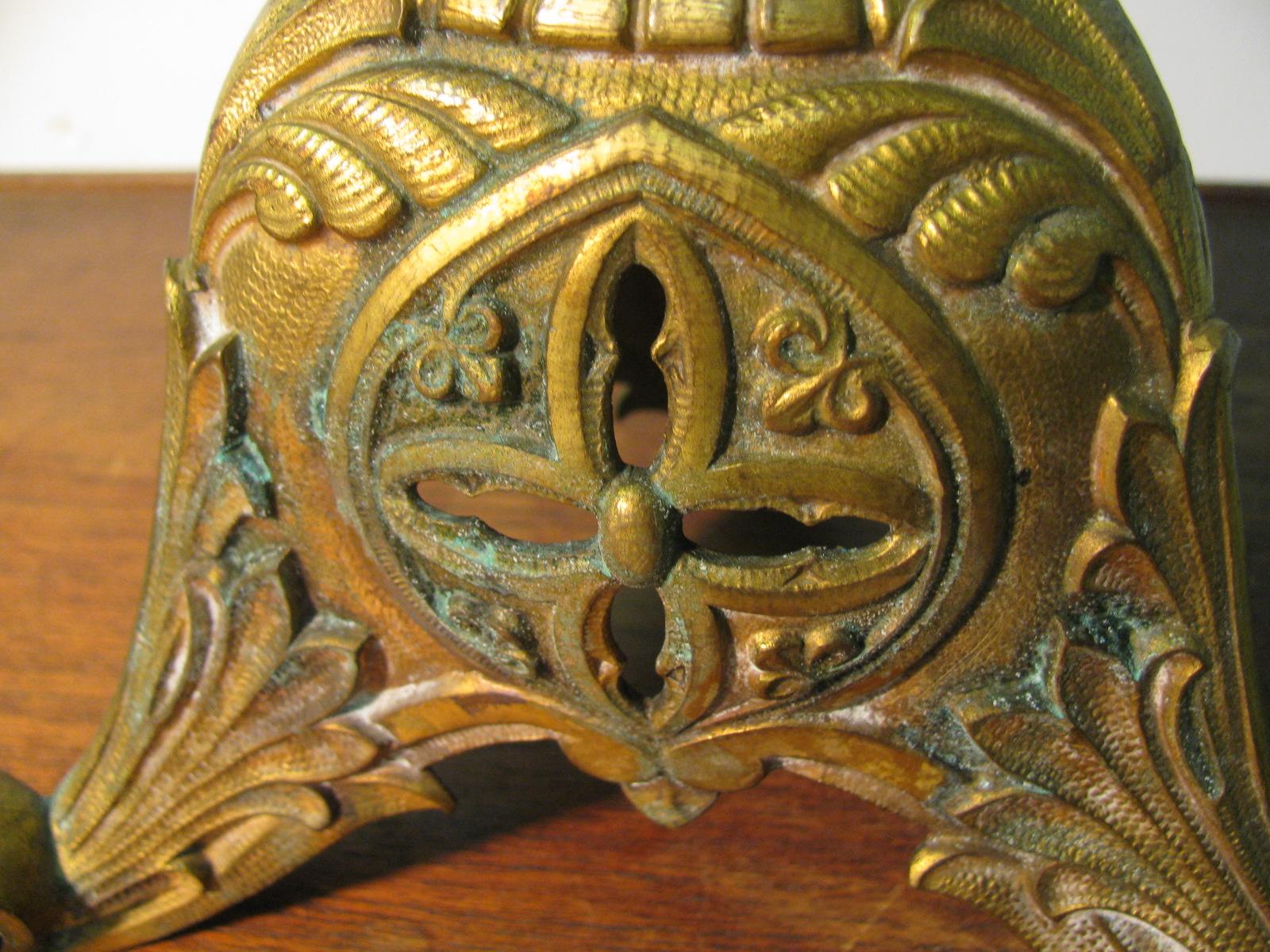 Victorian Gilt Brass with Tin Metal Ornamental Tree 5