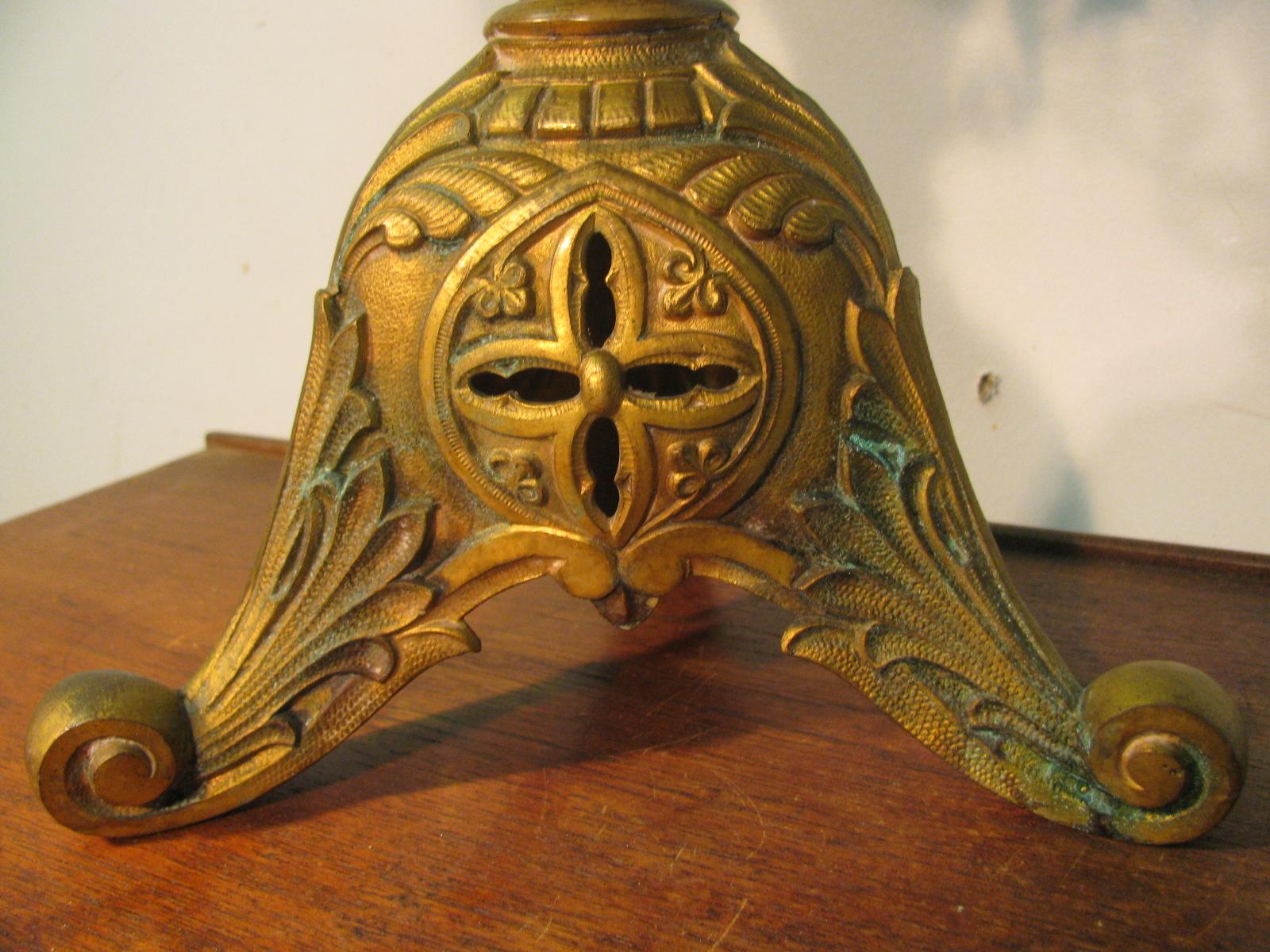 Mid-20th Century Victorian Gilt Brass with Tin Metal Ornamental Tree