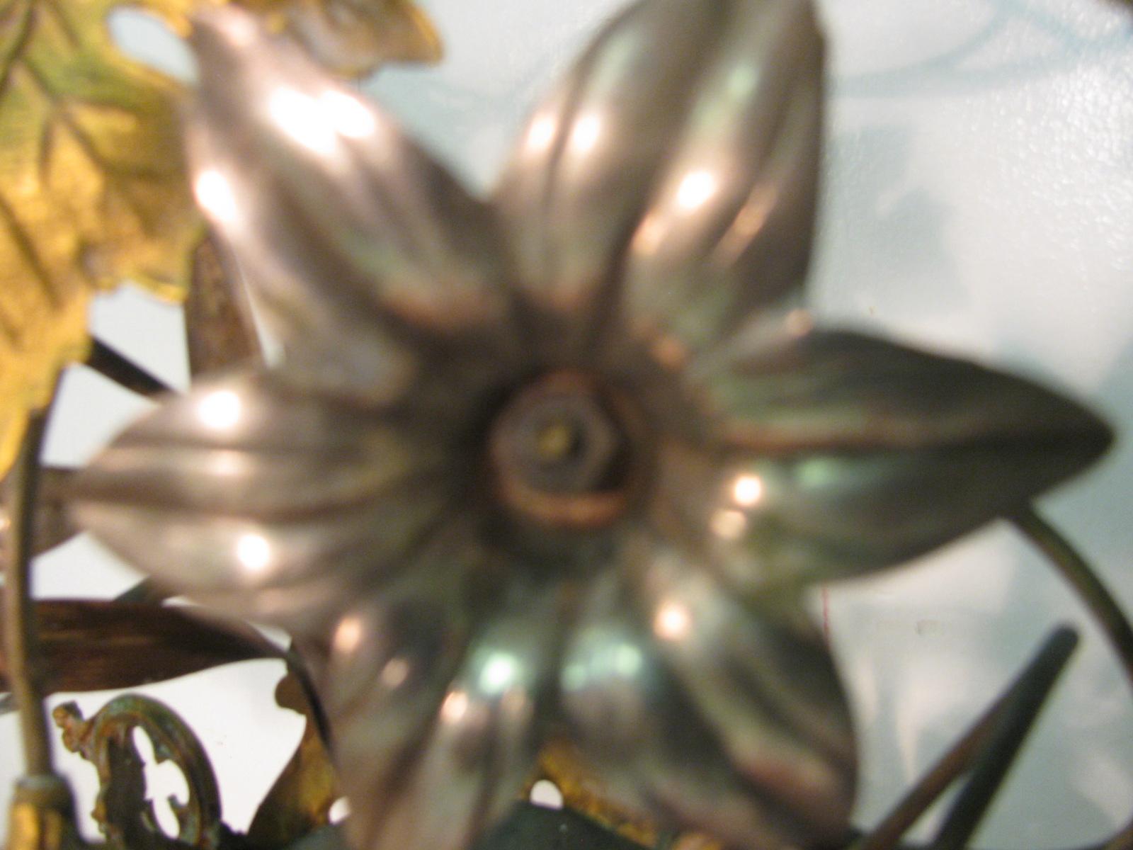 Victorian Gilt Brass with Tin Metal Ornamental Tree 2