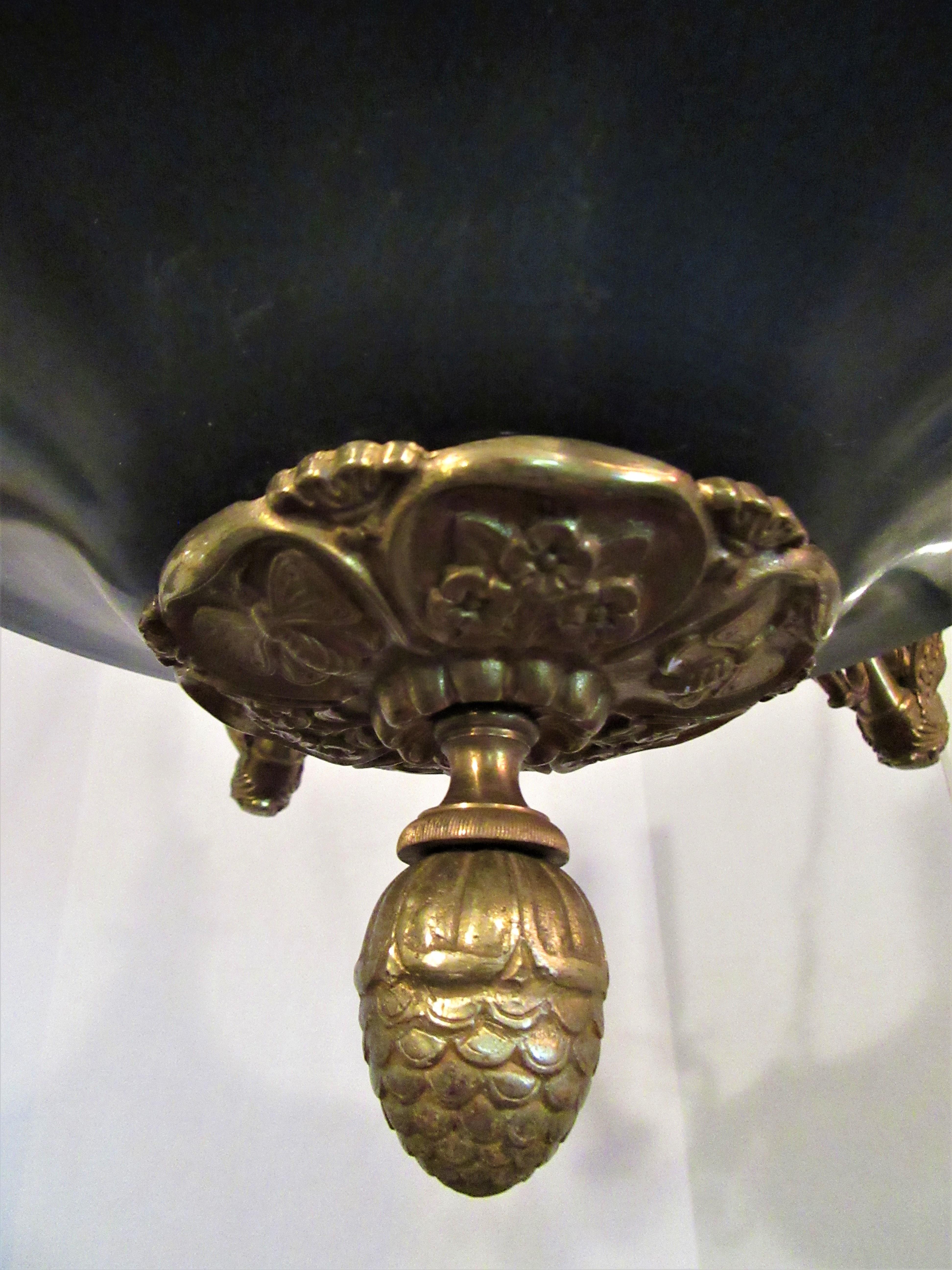 french empire chandelier bronze