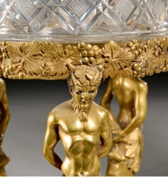 Gilt Bronze and Crystal Compotes