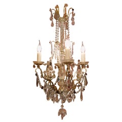 Gilt-Bronze and Cut Crystal Chandelier by Cristalleries De Baccarat, circa 1900