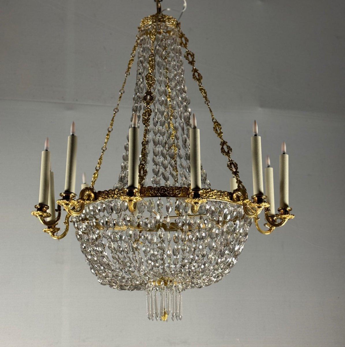 Gilt Bronze Beaded Bag early 19th century For Sale 6
