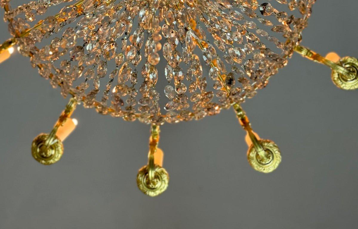 Louis Philippe Gilt Bronze Beaded Bag early 19th century For Sale