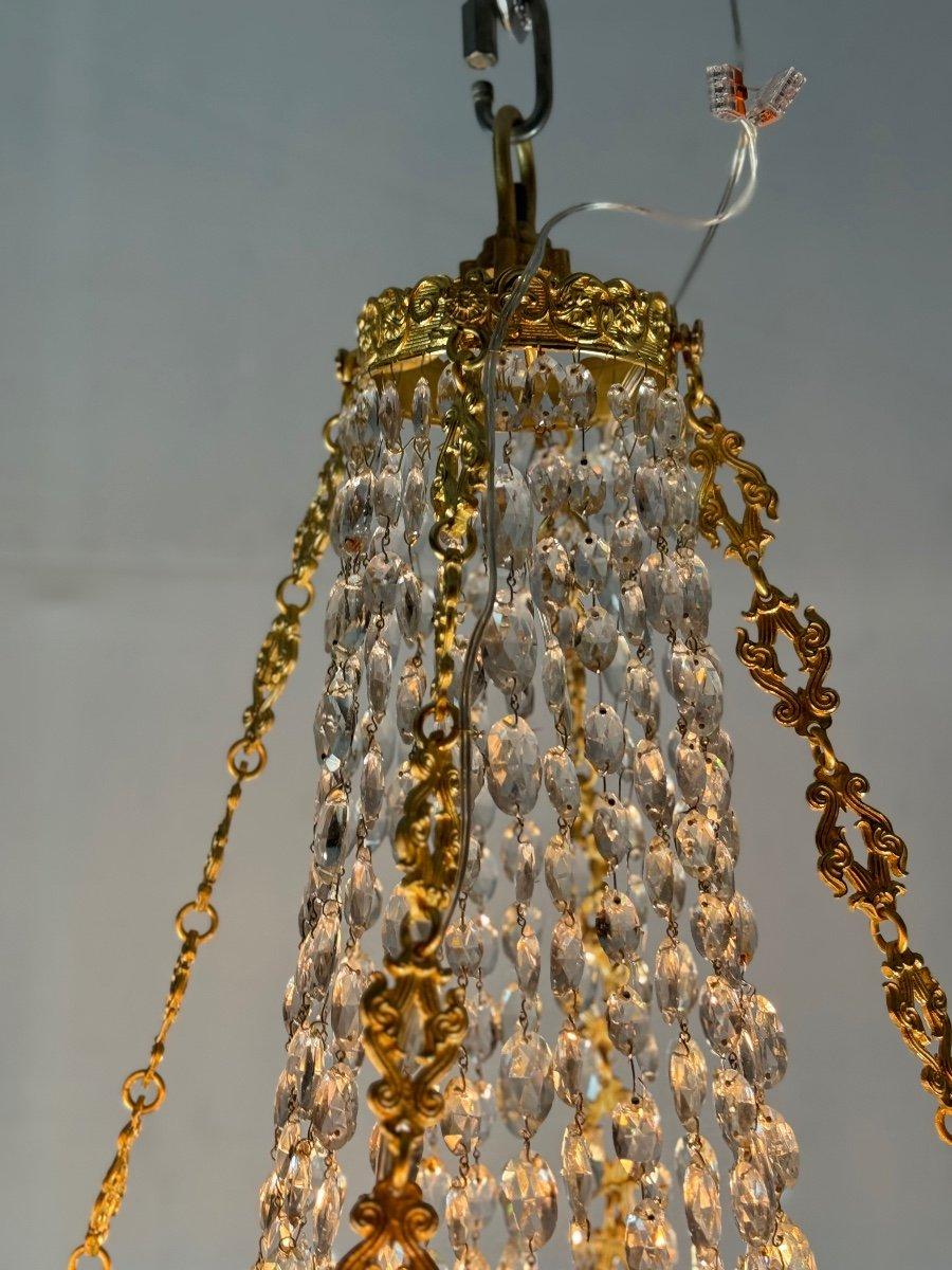 20th Century Gilt Bronze Beaded Bag early 19th century For Sale