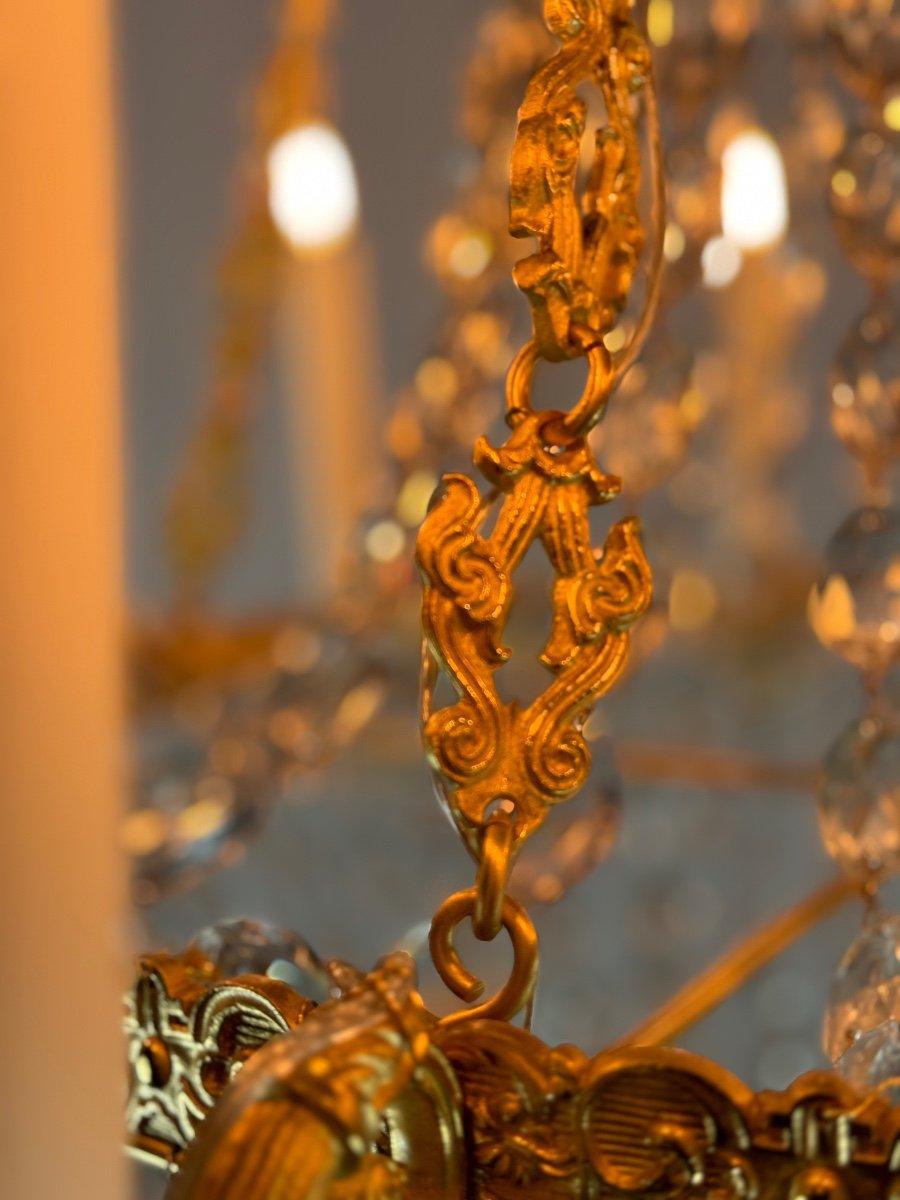 Metal Gilt Bronze Beaded Bag early 19th century For Sale